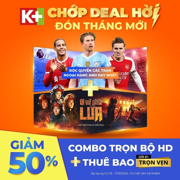 Truyền Hình K+ Khuyến Mãi Giảm Giá 50% Cho Dịp Cuối Năm 2023